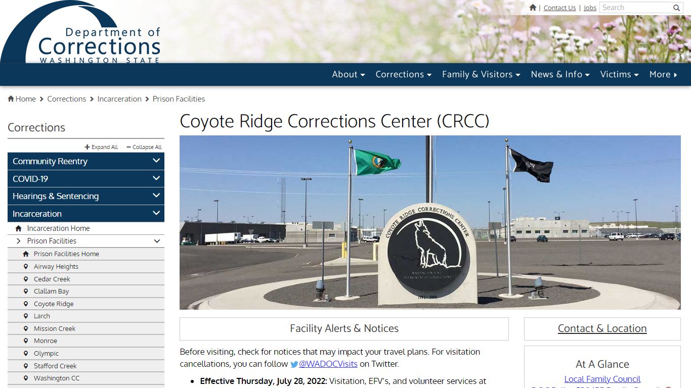 Coyote Ridge Corrections Center (CRCC)